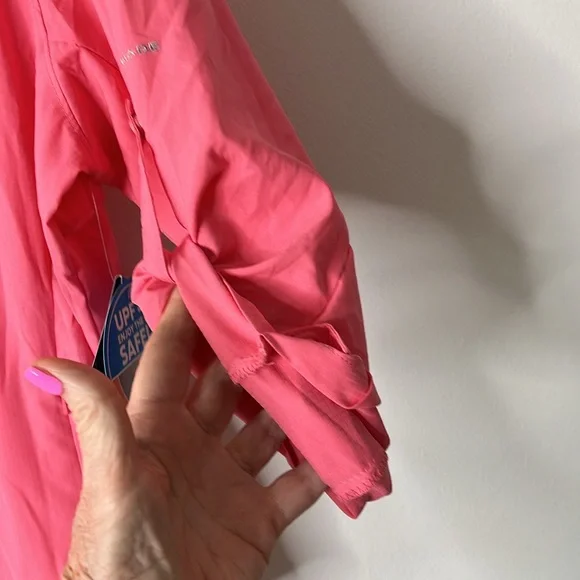 Columbia PFG Women’s Tamiami II LS Button-Up Shirt in melon color, size XL, NWT. - Picture 6 of 13